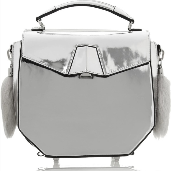 Alexander Wang Devere Silver Crossbody - Picture 1 of 10